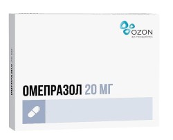 Омепразол капс. кишечнораств. 20 мг 90 шт.