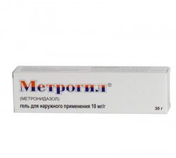 Метрогил, гель д/наружн. прим. 10 мг/г 30 г №1