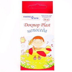 Лейкопластырь Доктор пласт Непоседа 16 шт.