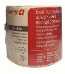 Бинт медицинский эластичный компрессионный, Lauma (Лаума) р. 8смх1.5м модель 6 малой растяжимости