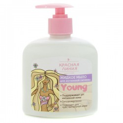 Мыло жидкое для интимной гигиены Красная линия для девушек 250 г