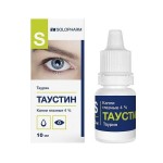 Таустин, капли глазные 4% 10 мл 1 шт флакон-капельницы
