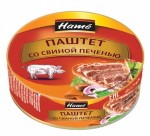 Паштет, Hame (Хаме) 250 г со свиной печенью жестяная банка с ключом
