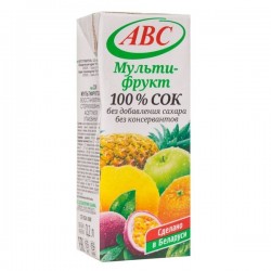 Сок, ABC (АВС) 200 мл мультифруктовый слим