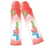 Дезодорант для женщин, Adidas (Адидас) 150 мл Фан сенсейшн парфюмированный